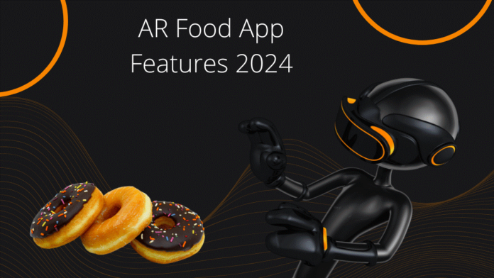 AR food menu app